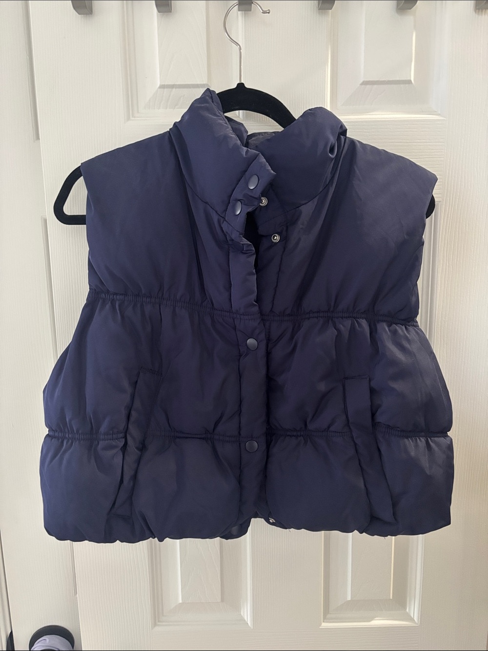 Puff Vest Jacket - Navy